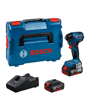 bosch powertools Bosch cordless impact wrench GDR 18V-220 Professional, 18Volt (blue/black, 2x Li-Ion battery 5.0Ah, Bluetooth, in L-BOXX)