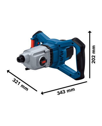 bosch powertools Bosch 2-speed mixer GRW 140 Professional (blue, 1,400 watts)