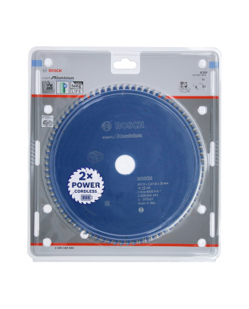 bosch powertools Bosch circular saw blade Expert for Aluminium, 250mm, 78Z (bore 30mm, for cordless miter saws)