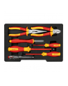 bosch powertools Bosch VDE tool set mixed, 7-piece (red/yellow, side cutters, needle-nose pliers, 4 screwdrivers, stripping knife) - nr 2