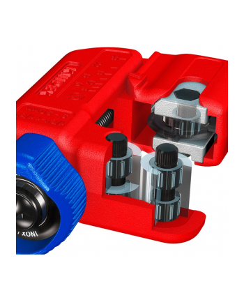 KNIPEX pipe cutter TubiX S (red,  3 - 30mm)