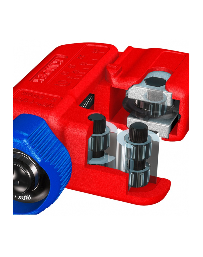 KNIPEX pipe cutter TubiX S (red,  3 - 30mm) główny
