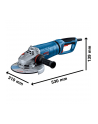 bosch powertools Bosch angle grinder GWS 27-180 JR Professional (blue, 2,700 watts) - nr 3