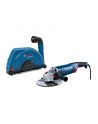 bosch powertools Bosch angle grinder GWS 24-230 JZ Professional + GDE 230 FC-S (blue, 2,400 watts, including dust extraction) - nr 1