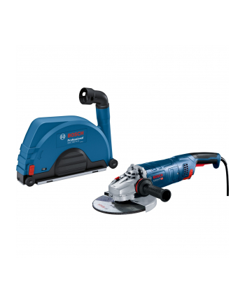 bosch powertools Bosch angle grinder GWS 24-230 JZ Professional + GDE 230 FC-S (blue, 2,400 watts, including dust extraction)