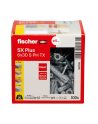 fischer dowel SX Plus 6x30 PH TX (light grey, 100 pieces, with TORX screw) - nr 3