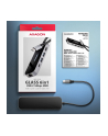 axagon HMC-6GLN Wieloportowy hub USB 6in1, 5Gbps, 2xUSB-A, 1x USB-C, GLAN, HDMI 4K/60Hz, PD 100W, 20cm USB-C kabel - nr 16