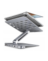 axagon HMC-STND Stojak z wieloportowy hub Aluminiowy 7in1, 5Gbps, do 10'-16' '' laptopów, nastawny, 3x USB-A, HDMI 4K/60Hz, GLAN, PD 100W, 60cm USB-C kabel - nr 1