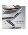 axagon HMC-STND Stojak z wieloportowy hub Aluminiowy 7in1, 5Gbps, do 10'-16' '' laptopów, nastawny, 3x USB-A, HDMI 4K/60Hz, GLAN, PD 100W, 60cm USB-C kabel - nr 20