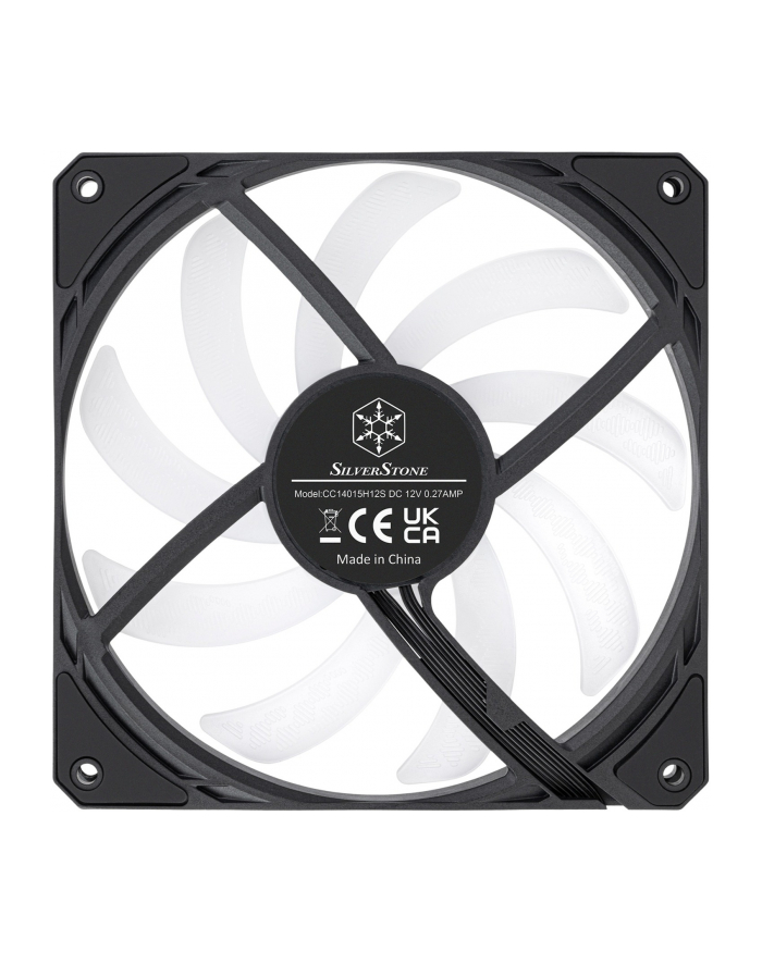 silverstone technology SilverStone Air Slimmer 140 ARGB, case fan (black) główny