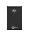goobay Power Bank Compact 10,000 mAh (black, 10 Ah, 1x USB-A, 1x USB-C, Power Delivery, Quick Charge) - nr 1