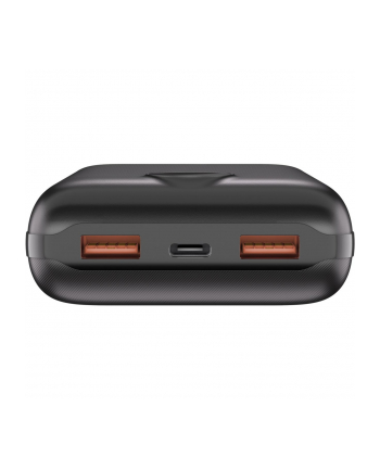 goobay Power Bank Compact 20,000 mAh (black, 20 Ah, 1x USB-A, 1x USB-C, Power Delivery, Quick Charge) nr 2