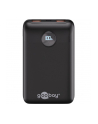 goobay Power Bank Compact 20,000 mAh (black, 20 Ah, 1x USB-A, 1x USB-C, Power Delivery, Quick Charge) - nr 7
