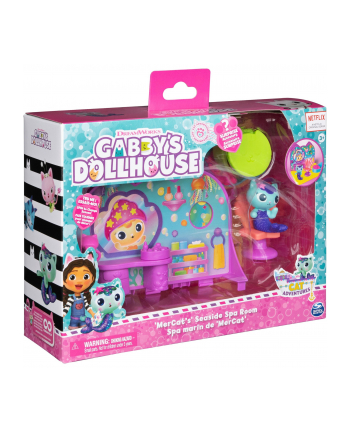 spinmaster Spin Master Gabby's Dollhouse Deluxe Room Playset - Wellness Room with Meerkat, Play Figure