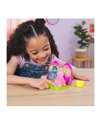 spinmaster Spin Master Gabby's Dollhouse Deluxe Room Playset - Party Room with Kitten Narwhal, Toy Figure