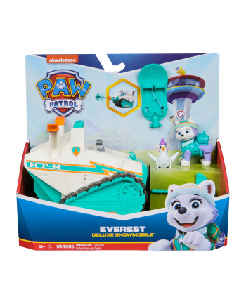 spinmaster Spin Master Paw Patrol - Snowmobile with Everest figure, snowboard and Henrietta figure, toy vehicle nr 2