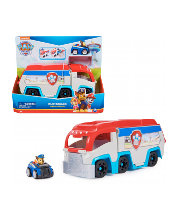 spinmaster Spin Master Paw Patrol - Pup Squad Patroller with Chase Toy Car, Toy Vehicle