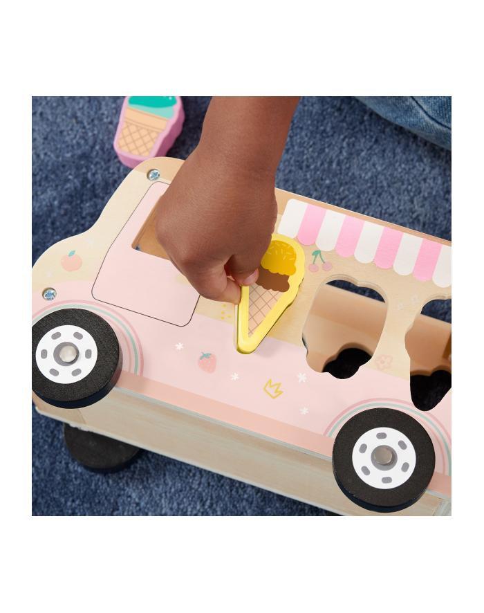mattel Fisher-Price Wooden Ice Cream Shape Sorter, Skill Game główny