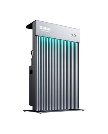 Alternate balcony power station set W-BKW800/880_4 BLACK FRAME + Solarflow AIO (incl. HMS-800W-2T WIFI, Zendure AIO 2400 All-In-One)
