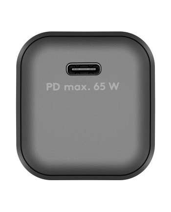 goobay USB-C fast charger Nano, PD, GaN, 65 watts (black, 1x USB-C, Power Delivery 3.0)