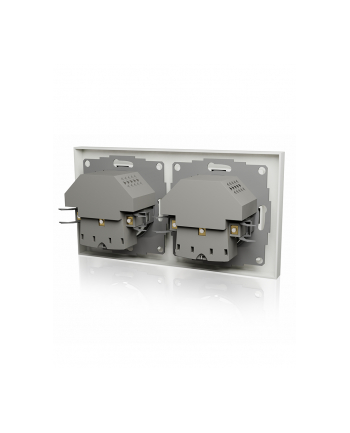 ICY BOX flush-mounted socket set IB-MPS4200W-PD, with USB PD charging function (BIAŁY, 2 pieces)