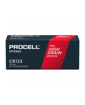 Duracell Procell CR123A High Power Lithium Intense Battery (10 Pack)