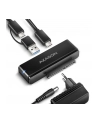 axagon ADSA-FPX Adapter USB-C 10Gbps SATA 6G 2.5'/3.5' SSD/HDD FASTPORT X, w tym zasilacz, 60cm USB-C/USB-A kabel - nr 28