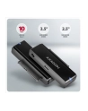 axagon ADSA-FPX Adapter USB-C 10Gbps SATA 6G 2.5'/3.5' SSD/HDD FASTPORT X, w tym zasilacz, 60cm USB-C/USB-A kabel - nr 33
