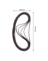bosch powertools Bosch Expert sanding belt N470 medium, 40mm x 760mm (10 pieces, for pipe belt sanders) - nr 2