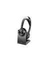 poly Zestaw słuchawkowy Voyager Focus 2  certyfikatem Microsoft Teams USB-C-C z podstawką ładującą, przejściówka USB-C/A 9T9J6AA - nr 14