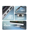 axagon HMC-6GLN Wieloportowy hub USB 6in1, 5Gbps, 2xUSB-A, 1x USB-C, GLAN, HDMI 4K/60Hz, PD 100W, 20cm USB-C kabel - nr 11