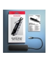 axagon HMC-6GLN Wieloportowy hub USB 6in1, 5Gbps, 2xUSB-A, 1x USB-C, GLAN, HDMI 4K/60Hz, PD 100W, 20cm USB-C kabel - nr 19