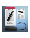 axagon HMC-6GLN Wieloportowy hub USB 6in1, 5Gbps, 2xUSB-A, 1x USB-C, GLAN, HDMI 4K/60Hz, PD 100W, 20cm USB-C kabel - nr 25