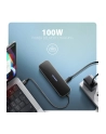 axagon HMC-6GLN Wieloportowy hub USB 6in1, 5Gbps, 2xUSB-A, 1x USB-C, GLAN, HDMI 4K/60Hz, PD 100W, 20cm USB-C kabel - nr 35