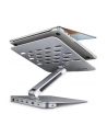 axagon HMC-STND Stojak z wieloportowy hub Aluminiowy 7in1, 5Gbps, do 10'-16' '' laptopów, nastawny, 3x USB-A, HDMI 4K/60Hz, GLAN, PD 100W, 60cm USB-C kabel - nr 69
