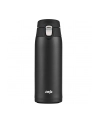 Emsa TRAVEL MUG light thermal mug (black (matt), 0.4 liters, flip lid) - nr 1