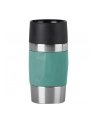 Emsa TRAVEL MUG Compact thermal mug (petrol/stainless steel, 0.3 liters, screw cap) - nr 1