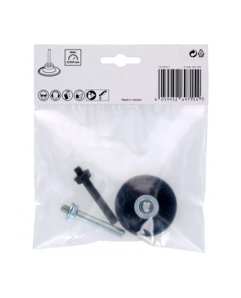 bosch powertools Bosch backing pad 50mm with R-type holder, sanding pad (black, Quick Lock, for GWG 12V-50 S Professional)