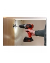 BLACK+DECKER cordless impact drill BCKSB02, 18Volt (orange/black, Li-ion battery 1.5Ah, storage box, 62-piece accessory set) - nr 9