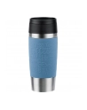 Emsa TRAVEL MUG Classic Thermo Mug (blue/stainless steel, 0.36 liters) - nr 1