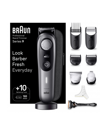 Braun Pro Beard Trimmer 9 BT9420, Beard Trimmer (gray)