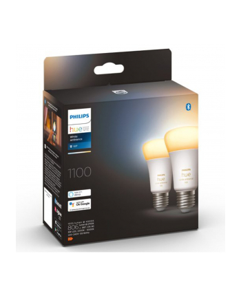 Philips Hue White Ambiance E27, LED lamp (double pack, replaces 60 watts)