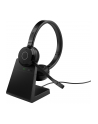 Jabra Evolve 65 TE - USB-A UC Stereo, Headset (Stereo, USB-A, Bluetooth, UC, with charging station) - nr 1