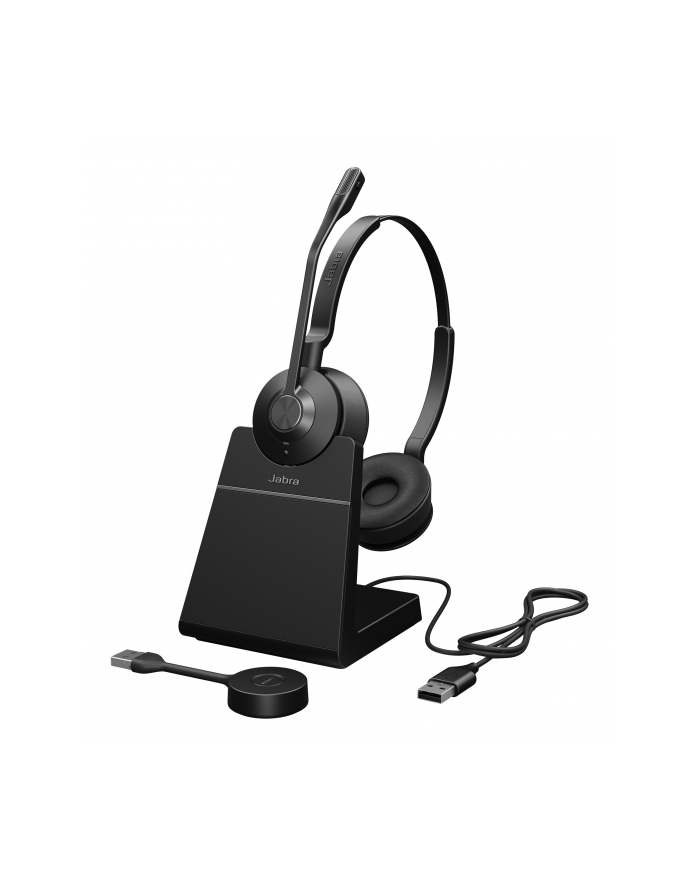 Jabra Engage 55 SE - USB-A UC Stereo, Headset (black, Stereo, USB-A, UC, with charging station) główny