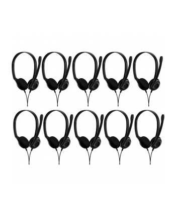 EPOS EDU 10, headset (black, pack of 10, 3.5 mm jack plug)