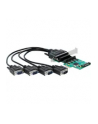 DeLOCK PCIe x1 card to 4 x serial RS-232 with 5V or 12V, interface card (SATA power connector) - nr 17