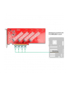 DeLOCK PCI Express x16 card to 4x internal NVMe M.2 Key, interface card - nr 9
