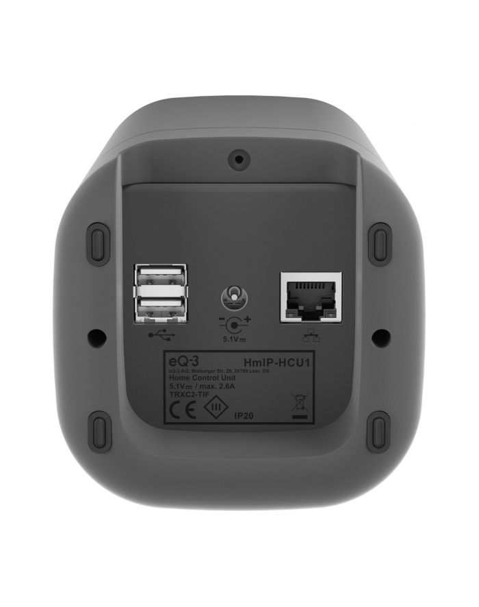 Homematic IP Home Control Unit (HmIP-HCU1-A), central (anthracite) główny