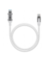 Goobay Ethernet cable USB-A 3.2 Gen1 plug > RJ-45 plug (BIAŁY, 1 meter, braided textile sheath) - nr 3