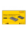 DeLOCK External USB 20 Gbps Enclosure for 2 x M.2 NVMe PCIe SSD, Drive Enclosure (Gray, Bootable, Plug ' Play) - nr 12